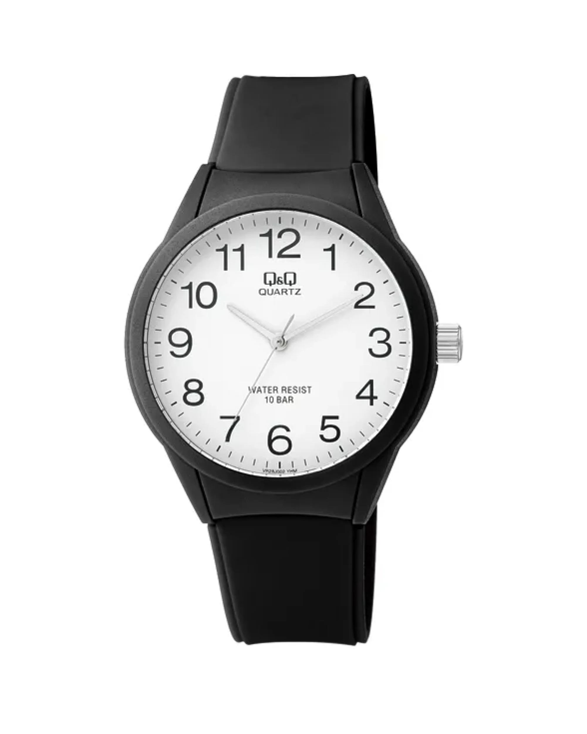 VR28J002Y.webp ساعت مچی مردانه کیو اند کیو Q&Q مدل VR28J002Y با بند رزین و صفحه سفید، موومنت کوارتز ژاپنی