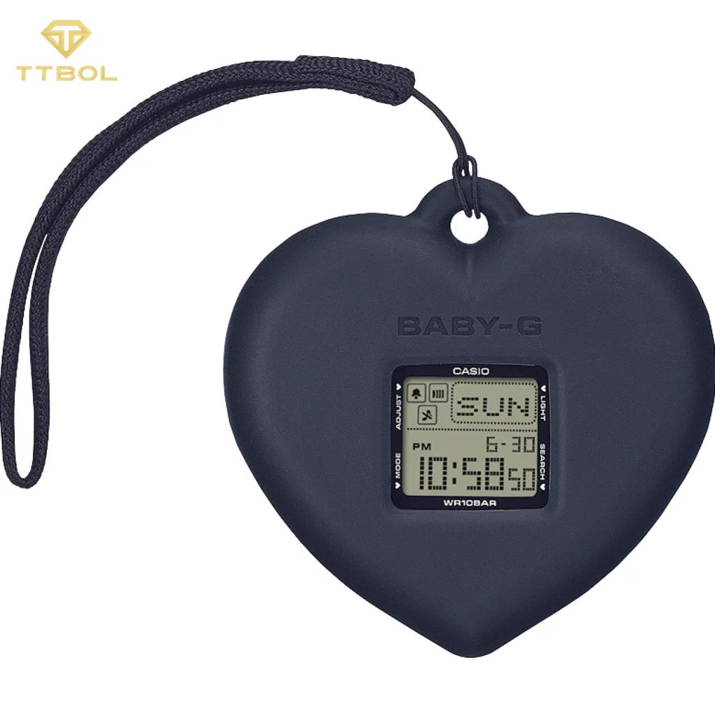 ساعت مچی زنانه کاسیو بیبی-جی BGD-10KH-2C درون آویز قلبی