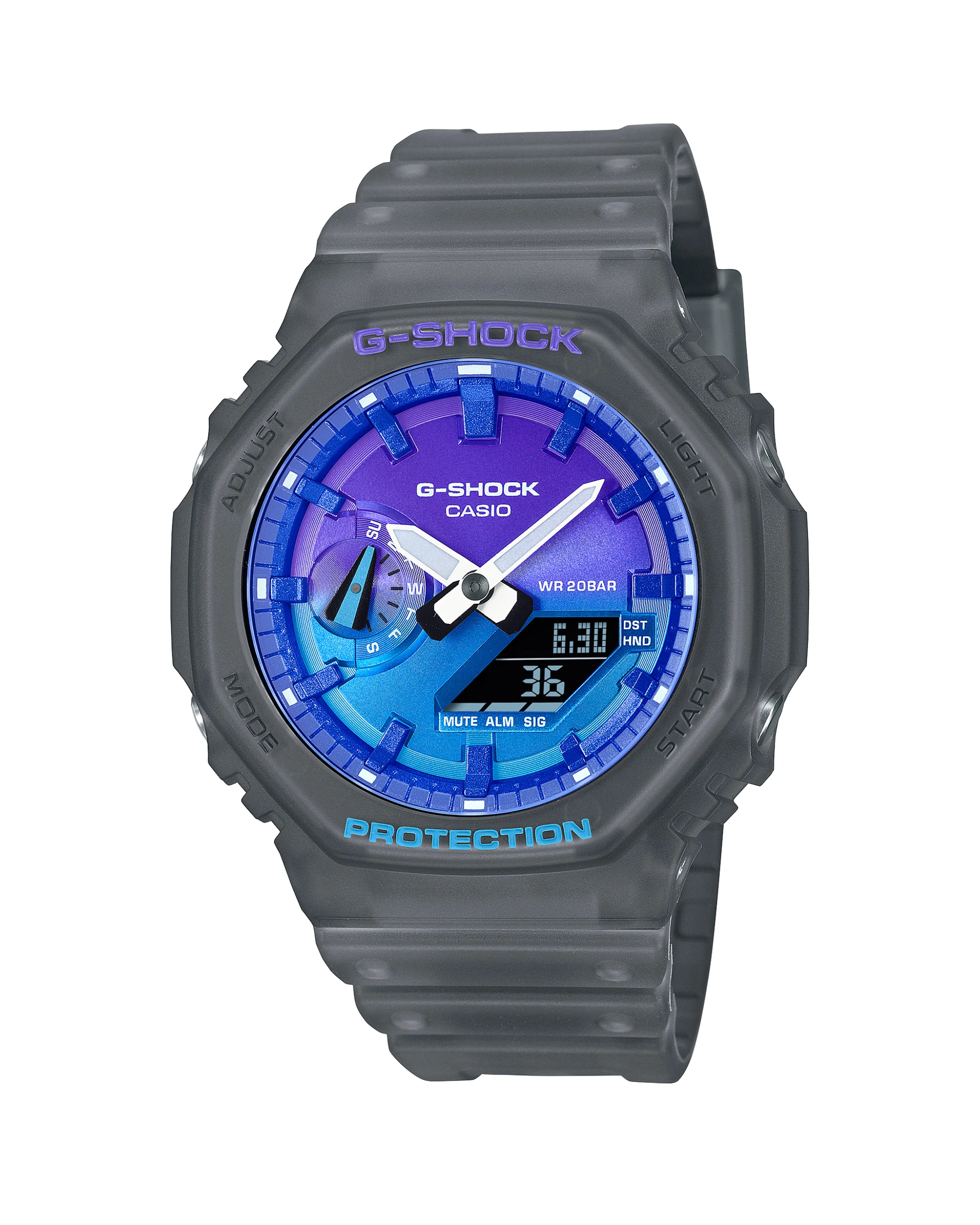 GA-2100FLS-8A2 ساعت مچی مردانه کاسیو جی شاک GA-2100FLS-8A2