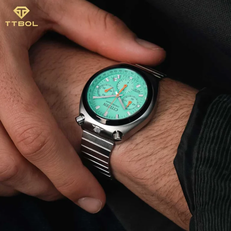 ساعت مچی مردانه سیتیزن CITIZEN AN3660-73X - روی مچ (نمای نزدیک)