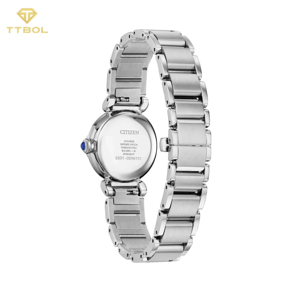 ساعت مچی زنانه سیتیزن CITIZEN EM1130-83D - نمای پشت بدنه
