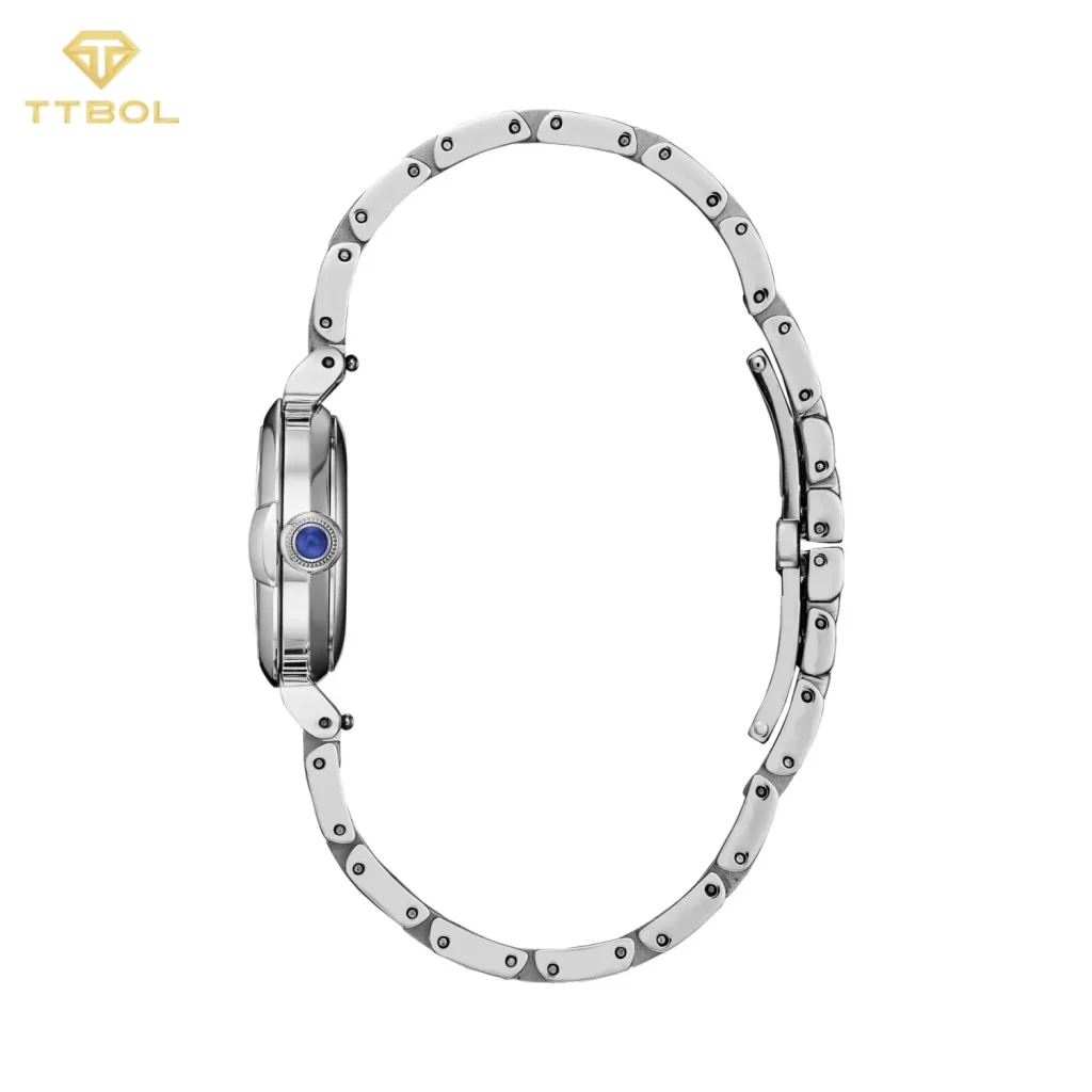 ساعت مچی زنانه سیتیزن CITIZEN EM1130-83D - نمای پروفایل و قفل بند