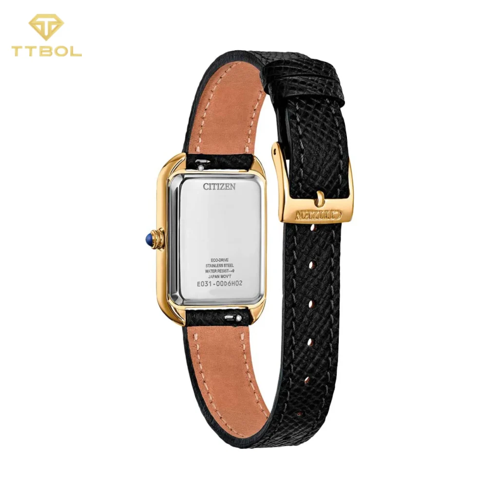 ساعت مچی زنانه سیتیزن CITIZEN EM1192-01E - نمای پشت بدنه