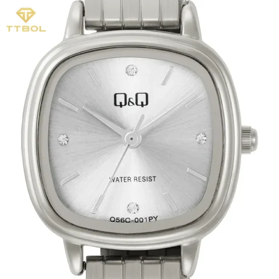 ساعت مچی زنانه کیو اند کیو Q&Q مدل Q56C-001PY، موومنت کوارتز ژاپنی