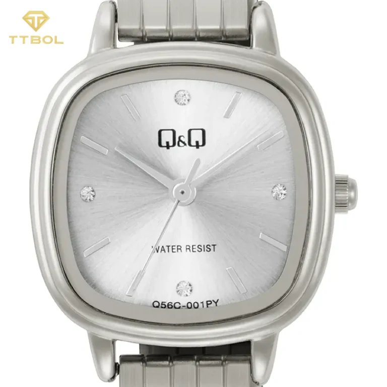 ساعت مچی زنانه کیو اند کیو Q&Q مدل Q56C-001PY، موومنت کوارتز ژاپنی