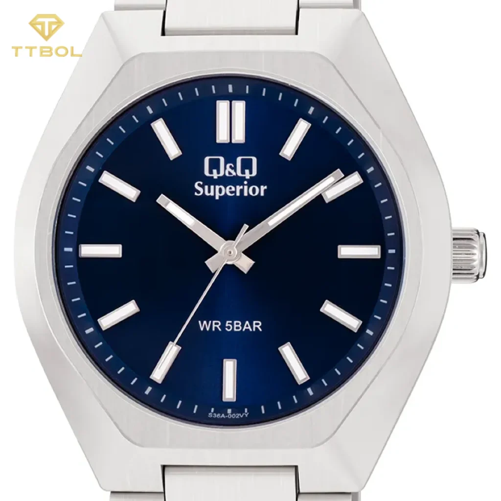 ساعت مچی مردانه کیو اند کیو Q&Q مدل S36A-002VY، موومنت کوارتز ژاپنی
