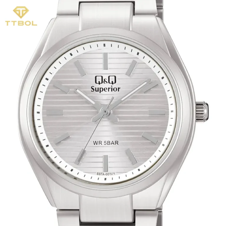 ساعت مچی زنانه کیو اند کیو Q&Q مدل S37A-001VY، موومنت کوارتز ژاپنی